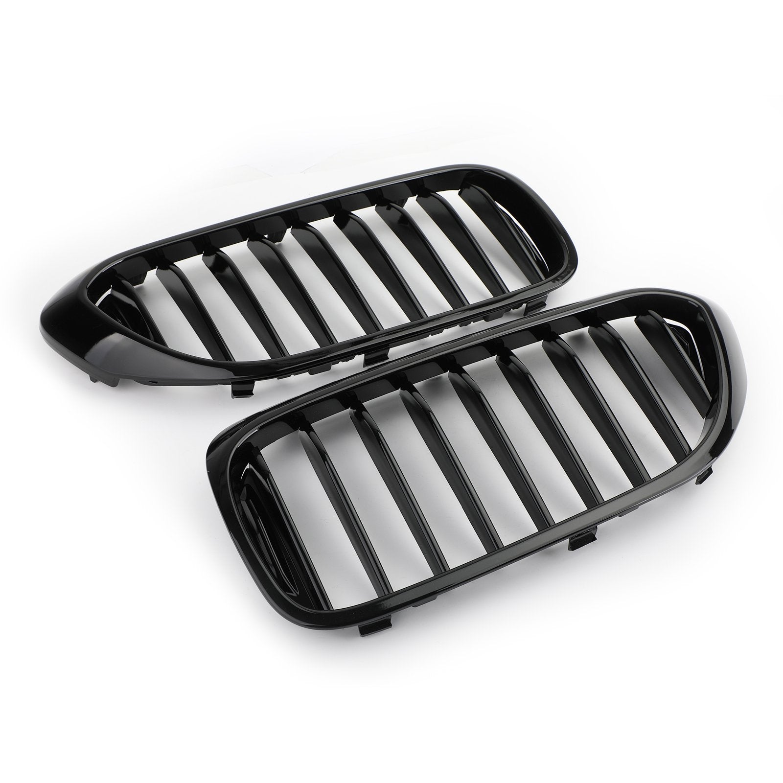 PALASER Glossy Black Front Kidney Grille Grill For 2017-2019 BMW 5 Series 530i 540i G30 - Image 3