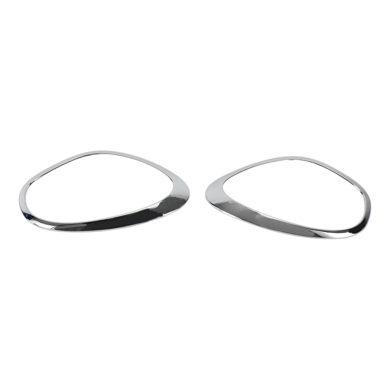 PALASER 2011-2016 Mini Cooper R60 Countryman 2X Chrome Headlight Trim Ring Bezels 51139801573 51139801574 - Image 4