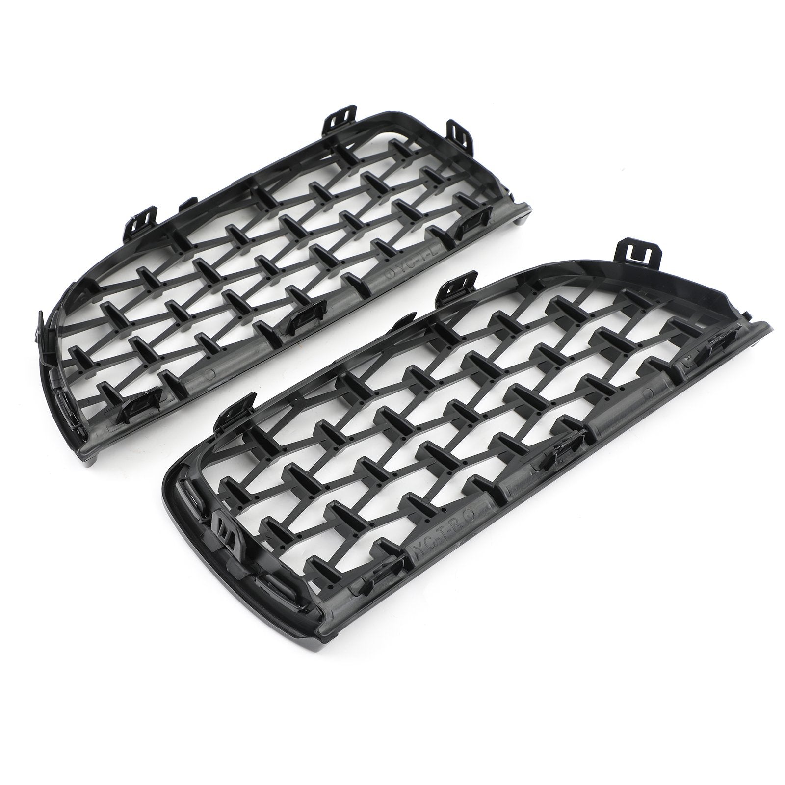 PALASER Meteor Black Kidney Grill Mesh Grille Fit BMW E90 3 Series Sedan 2005-2008 - Image 4