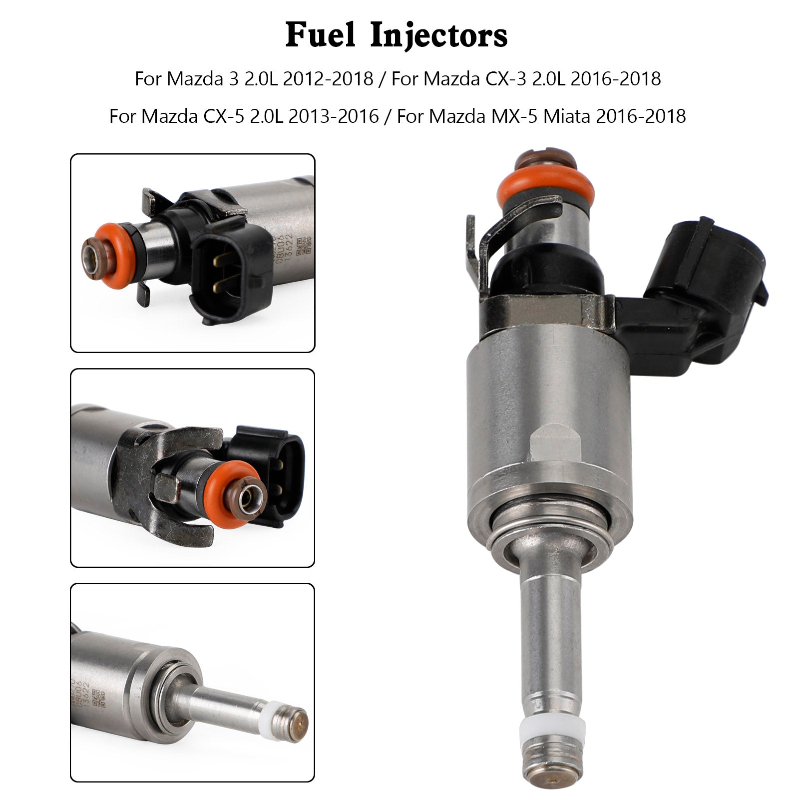 PALASER 2012-2018 Mazda 3 2.0L Fuel Injector PE01-13-250C PE01-13-250B - Image 11