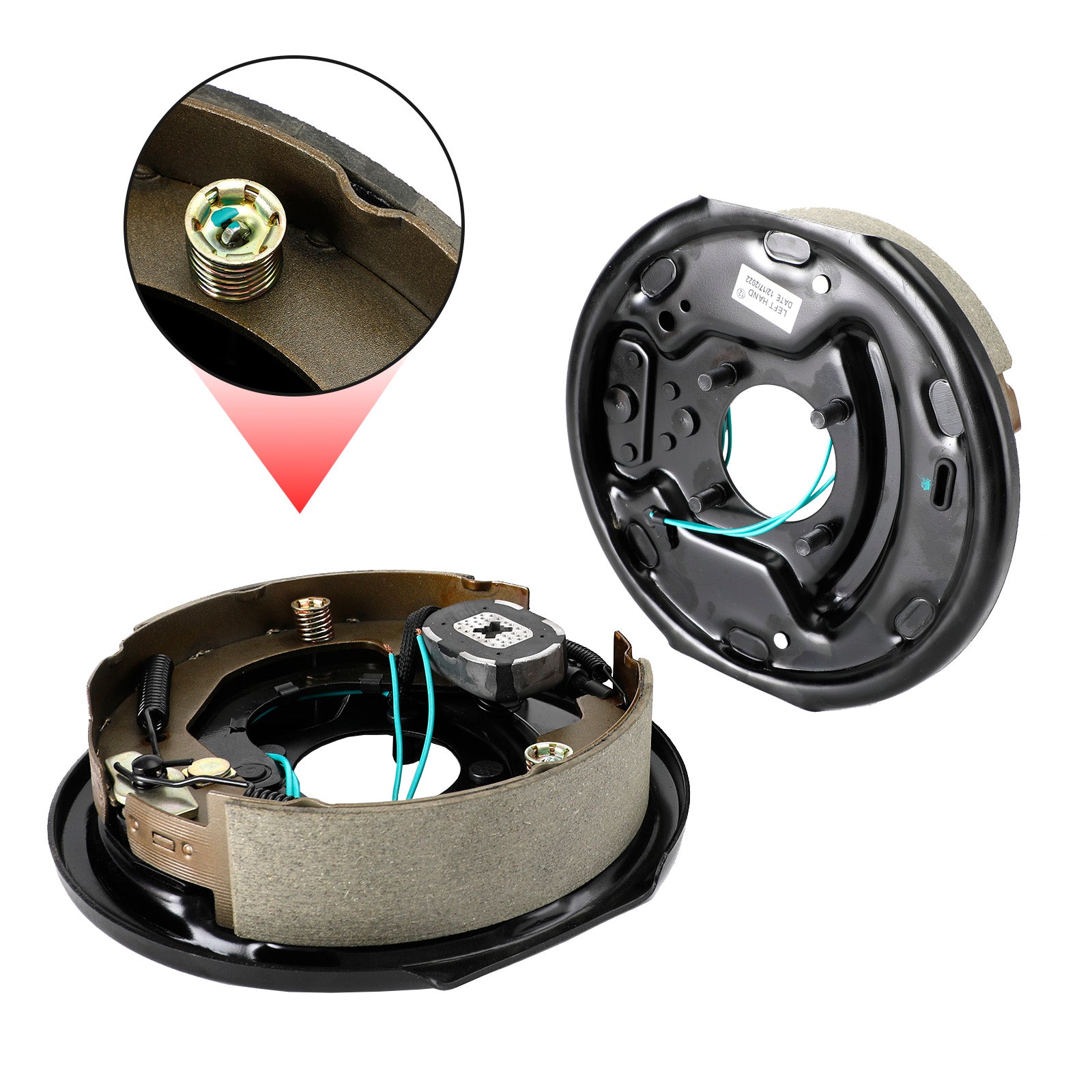 PALASER Electric Trailer Brake Kit-10"-Left And Right Hand Assemblies-3500 Lbs - Image 6