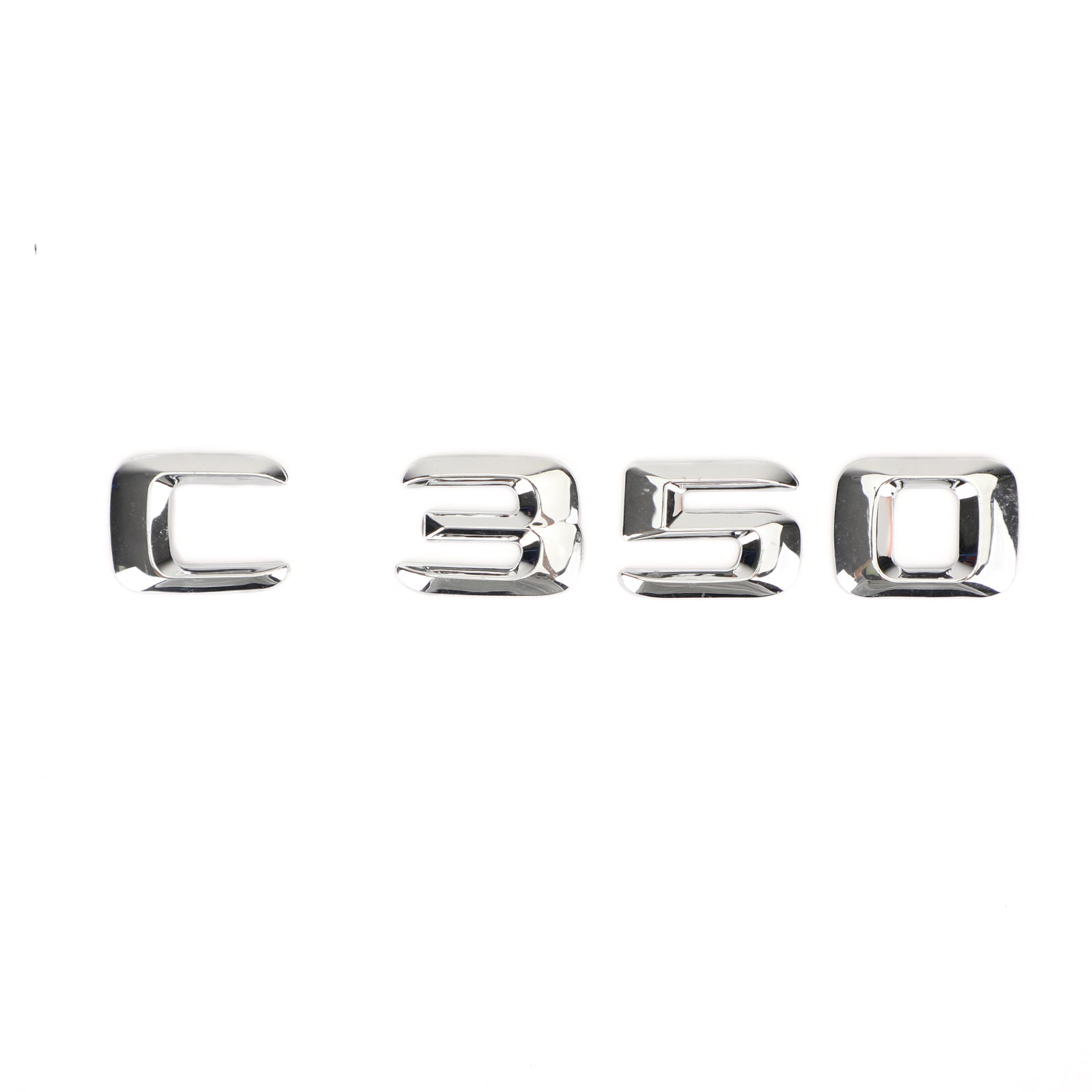 PALASER Rear Trunk Emblem Badge Nameplate Decal Letters Numbers Fit Mercedes C350 Chrome - Image 10