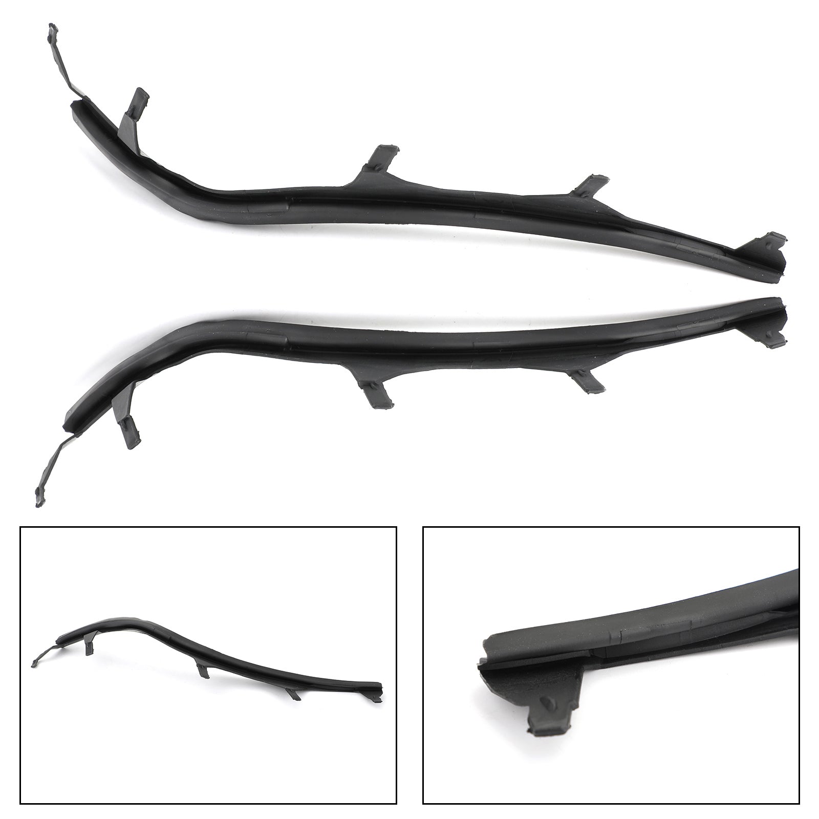 PALASER BMW E46 325i 02-05 Set Of Left & Right Upper Headlight Cover Strips Pair - Image 3