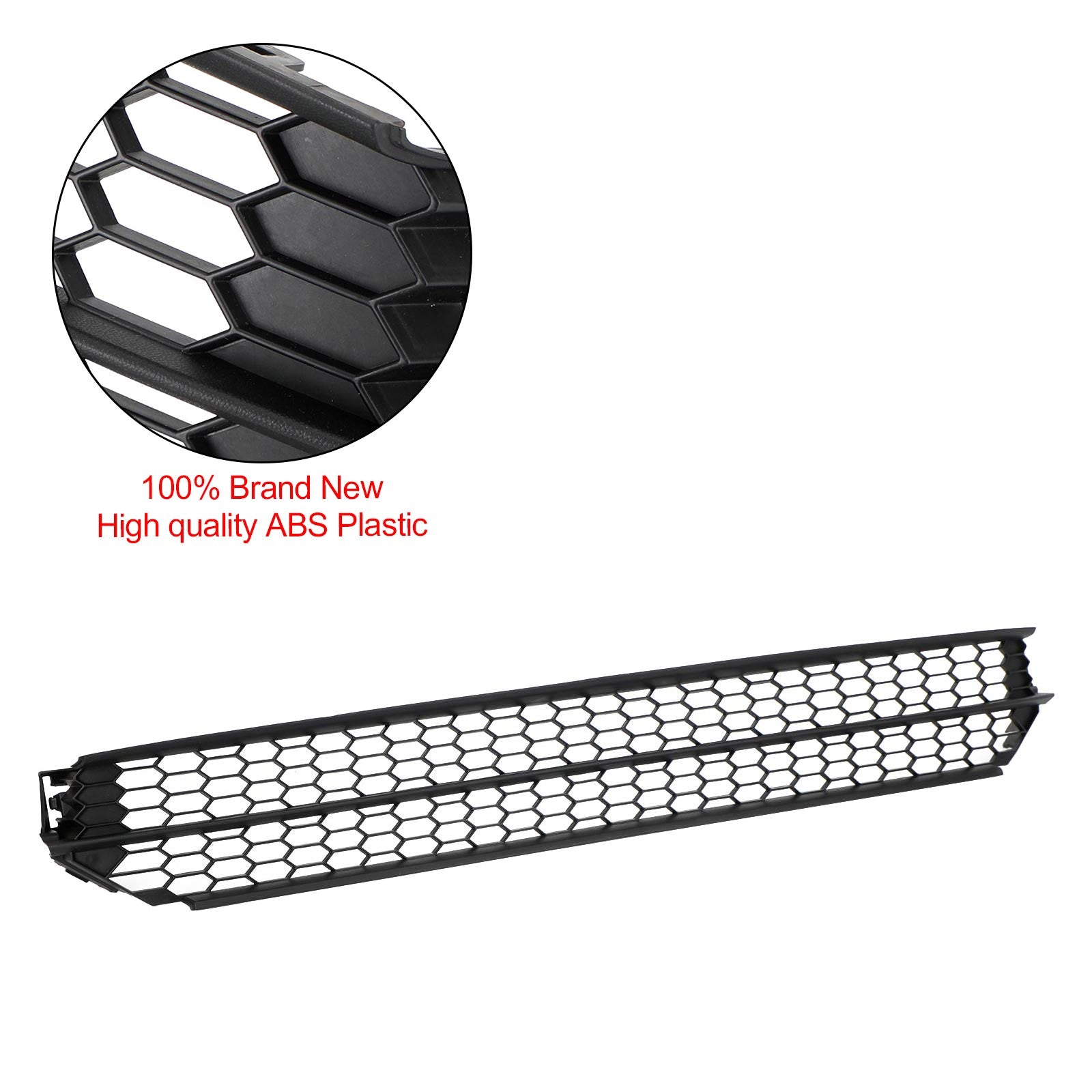 PALASER Vw Passat 12-15 Honeycomb Front Bumper Lower Black Grill 5618536779B9 VW1036126 - Image 3