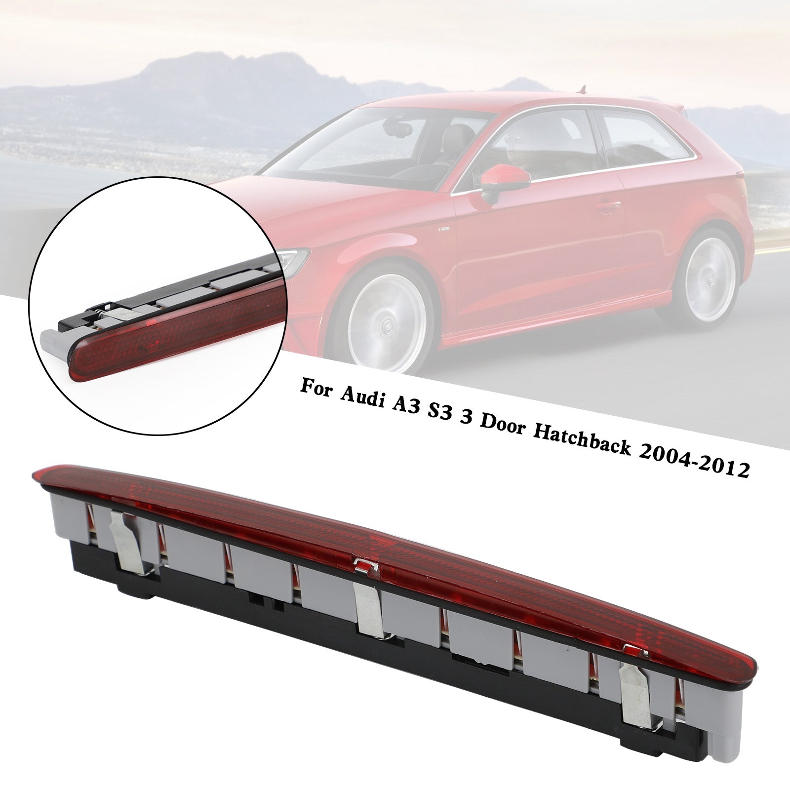 PALASER 2004-2012 Audi A3/S3 3 Door Hatchback Third Brake Light 8P3945097 - Image 2