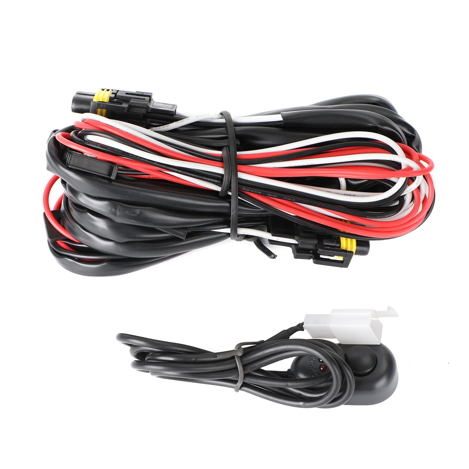 PALASER 19-21 Ram 2500/3500 Dodge LED Front Fog Light Lamps Bracket Wires Switch L:68273291AB R:68273292AB - Image 11