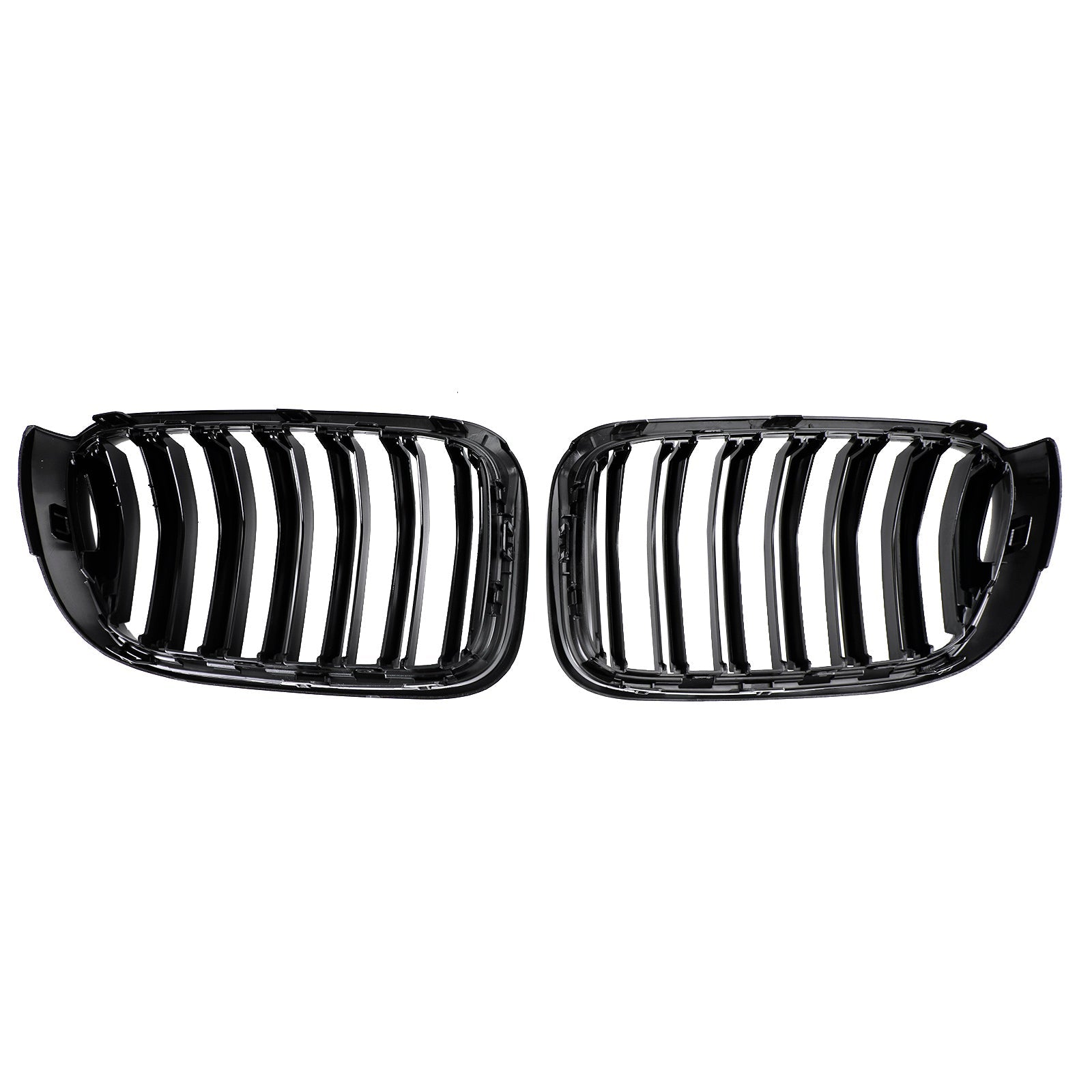 PALASER 2014-2017 BMW X3 F25 X4 F26 Gloss Black Front Bumper Kidney Grille Grill - Image 16