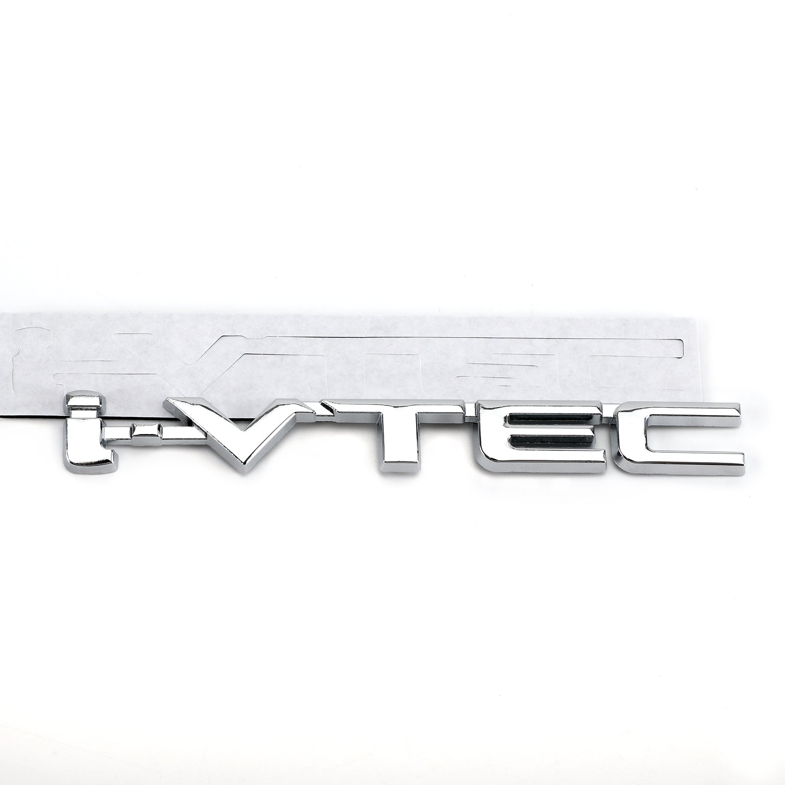 PALASER 3D Metal I-vtec Car Trunk Rear Turbo Fender Emblem Badge Decals Stickers Silver - Image 7