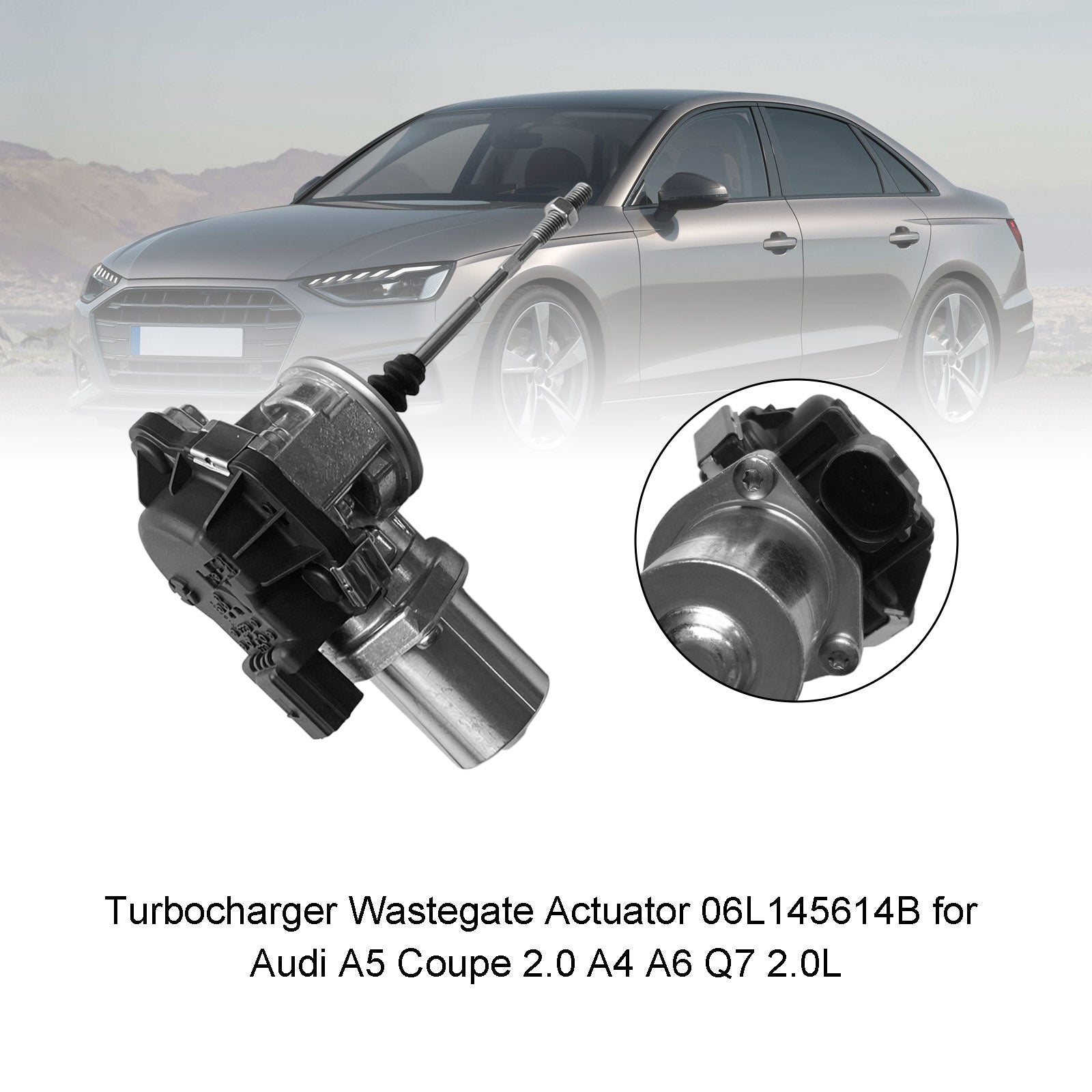 PALASER 2017-2020 Audi A4 2.0L A/t Quattro Premium Plus Sedan Turbocharger Wastegate Actuator 06L145614B - Image 2