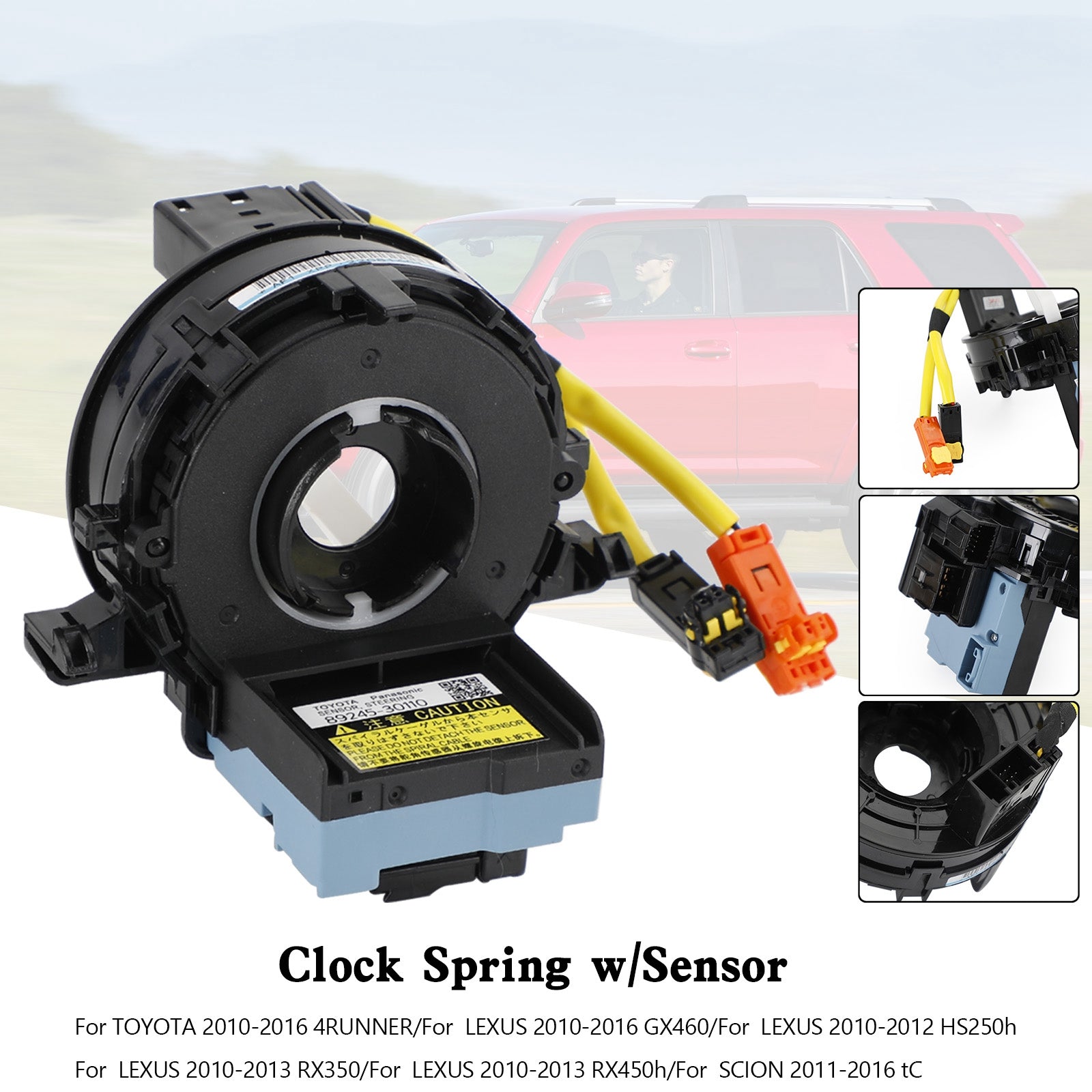 PALASER 84307-30090 Spiral Cable Clock Spring W/sensor For Toyota Scion GX460 4Runner - Image 5
