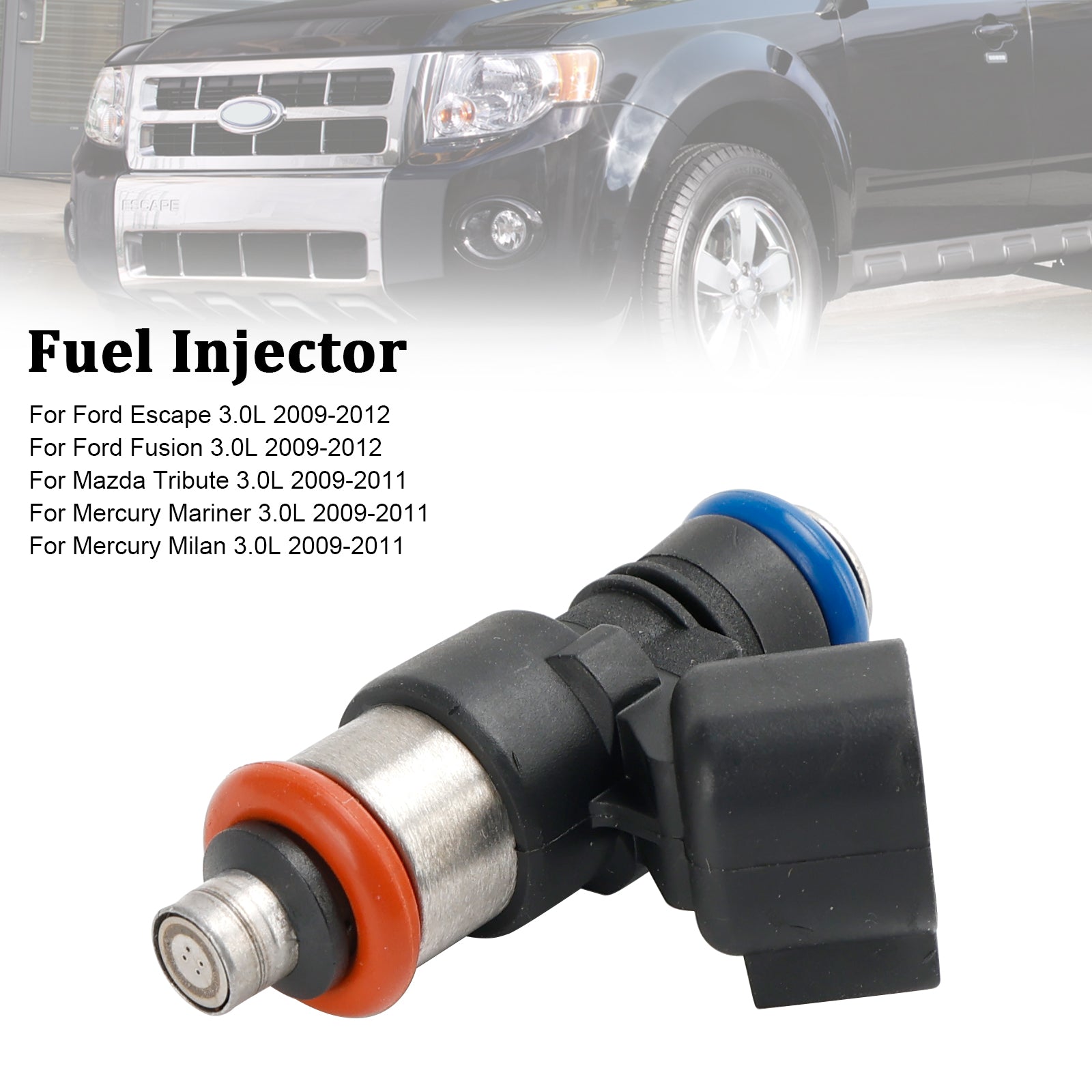 PALASER 2009-2011 Mercury Mariner Milan 3.0L 1PCS Fuel Injector 0280158189 9L8Z9F593A 82211217 - Image 9