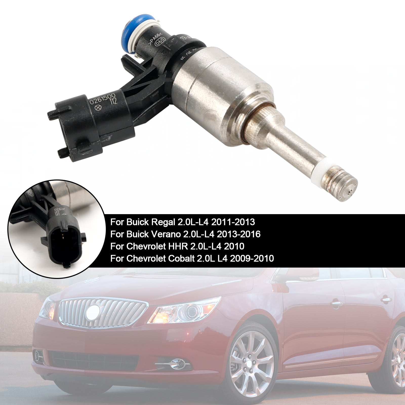 PALASER Saab 9-5 (YS3G) 2.0 Fuel Injector 0261500112 0261500147 12636111 FJ1097 - Image 10