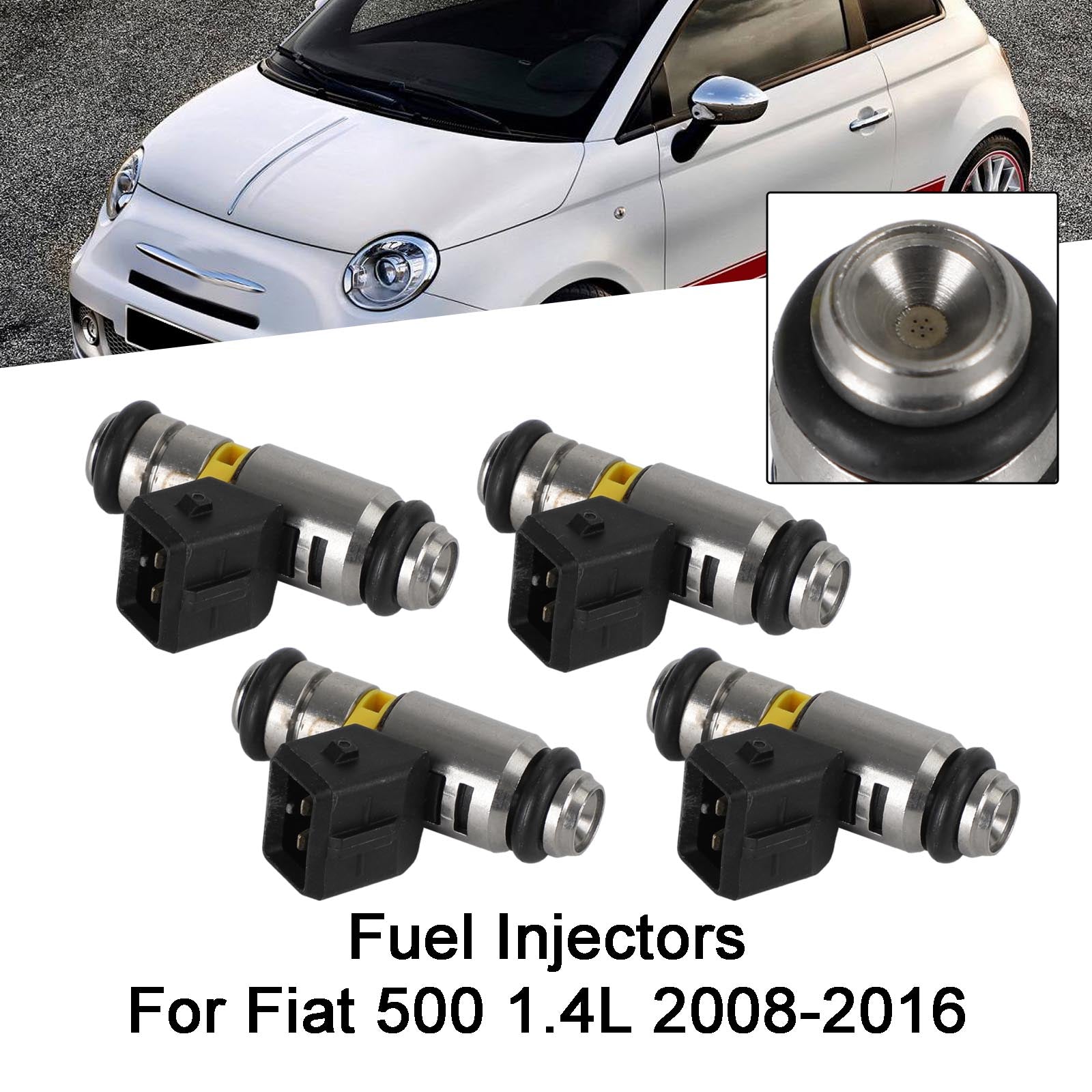 PALASER 2012-2016 Fiat Punto 1.4L 4PCS Fuel Injectors IWP160 71792994 77363790 - Image 8