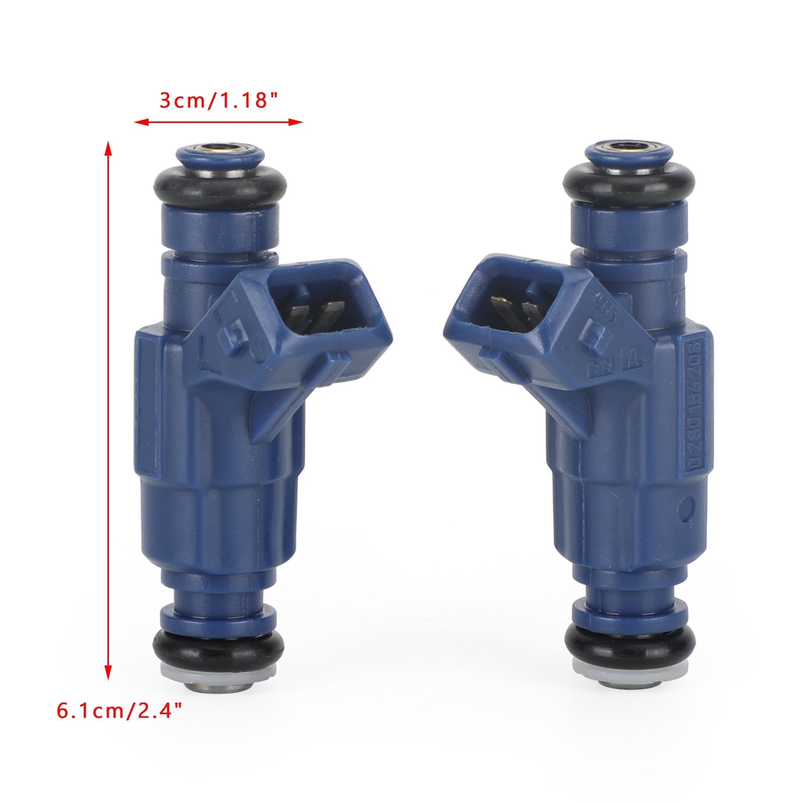 PALASER 2005-2009 Polaris Ranger 700 2PCS Fuel Injectors 1202863 0280156208 1253558 - Image 3