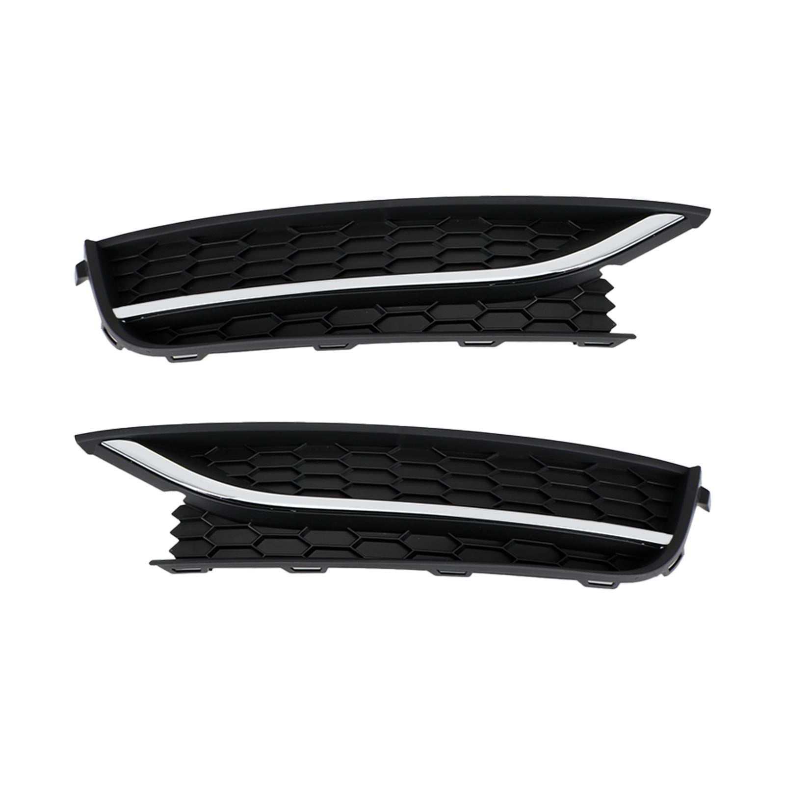 PALASER 2012-2015 Vw Passat 2PCS Front Driving Fog Light Cover Black/chrome - Image 2