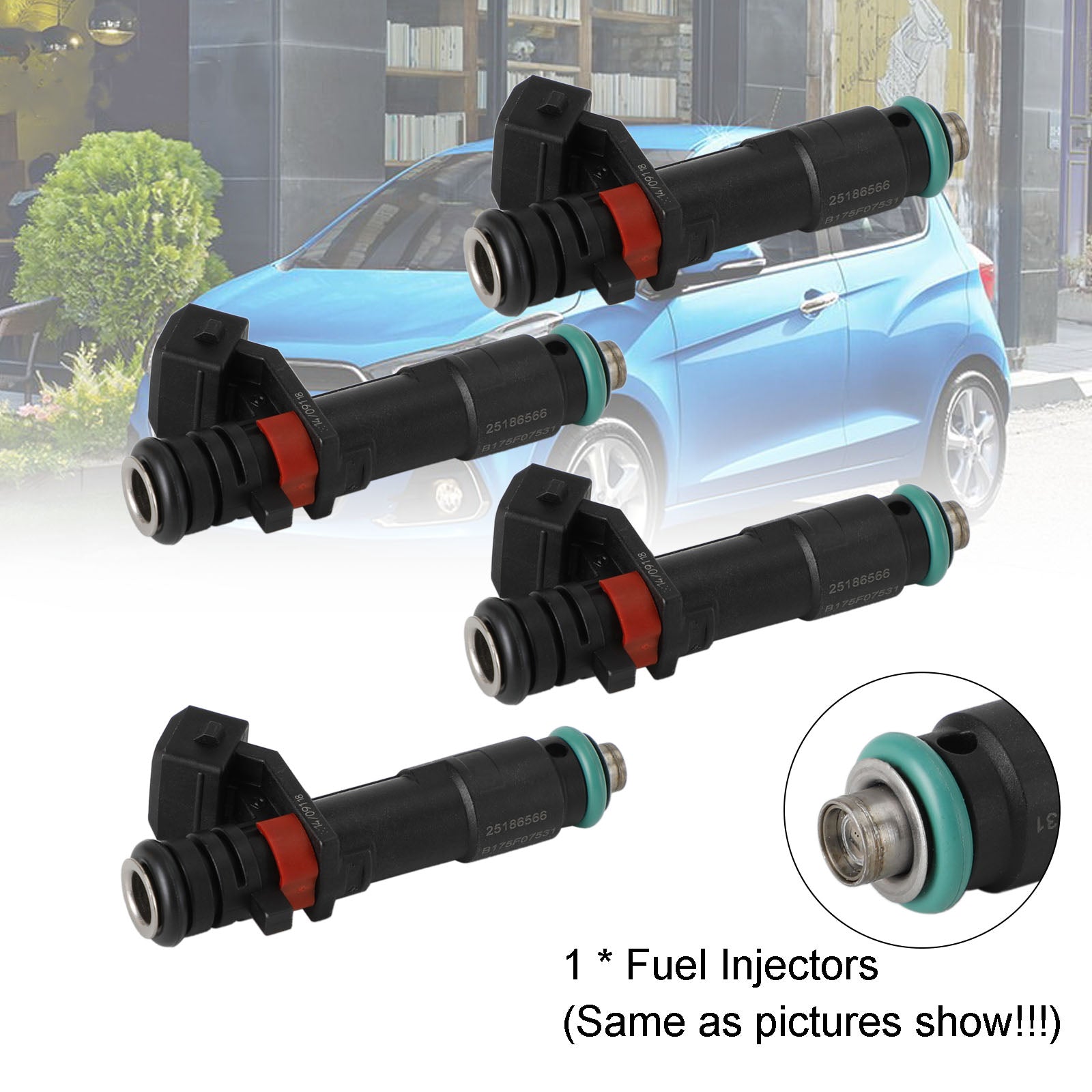 PALASER 4PCS Fuel Injectors 25186566 27828W Fit 2011-2015 Chevrolet Spark 1.2L L4 /2016-2021 Beat 2016-2021 INJ675 FJ1332 25194429 C111032 - Image 4