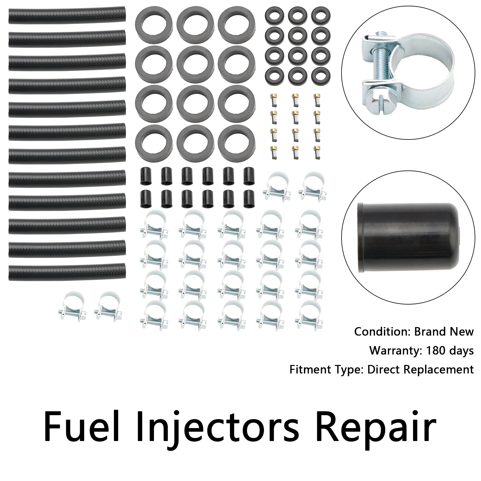 PALASER 1970-1989 Subaru Gl Rx Xt Nissan Stanza 12Pcs Fuel Injector Repair Kit - Image 5