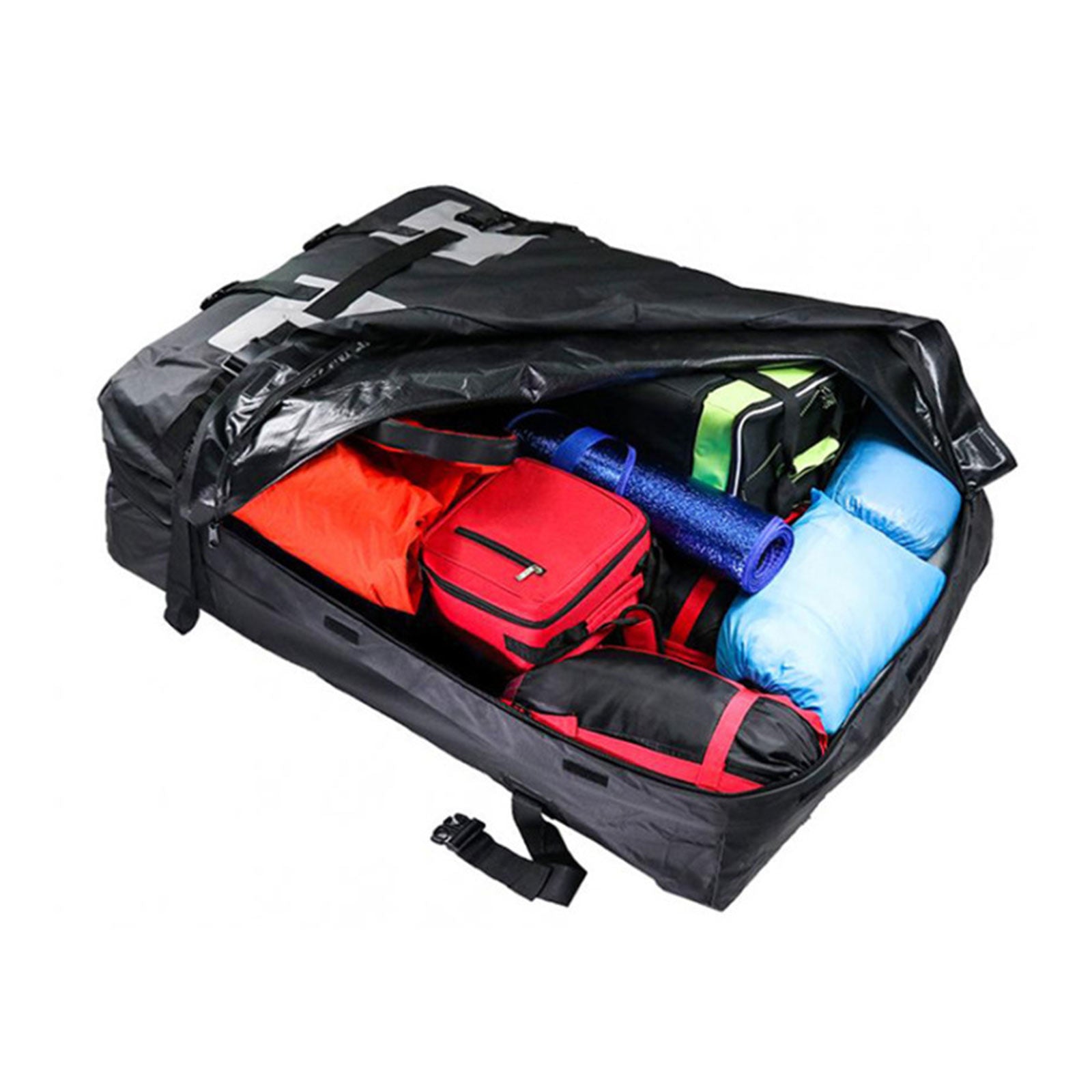 PALASER Waterproof Car Roof Top Rack Carrier Cargo Bag Luggage Storage Cube Bag Travel - Image 7