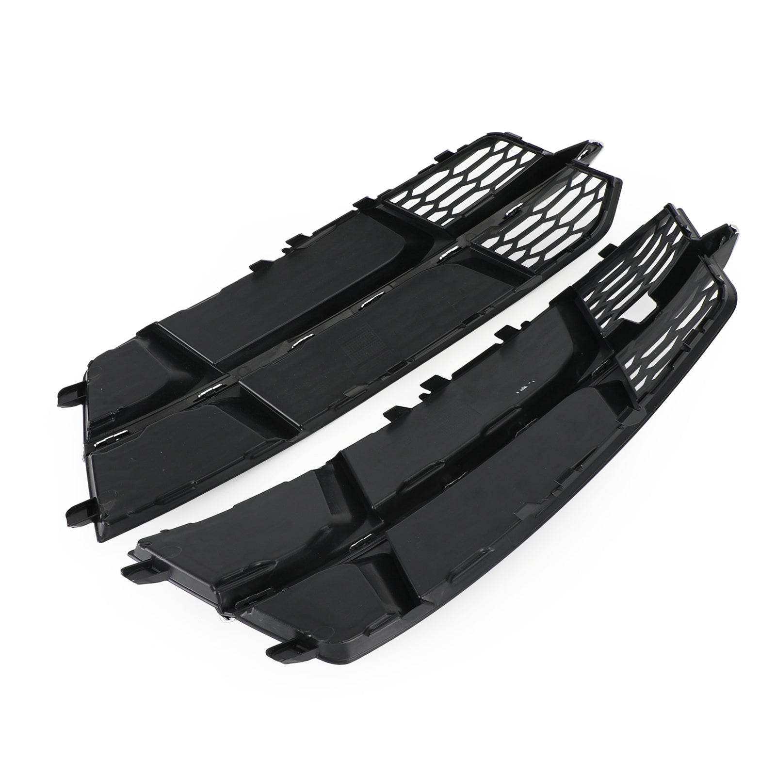 PALASER 2016-2018 Audi A6 C7 S-line Front Bumper Lower Grille Grill Black Chrome - Image 7
