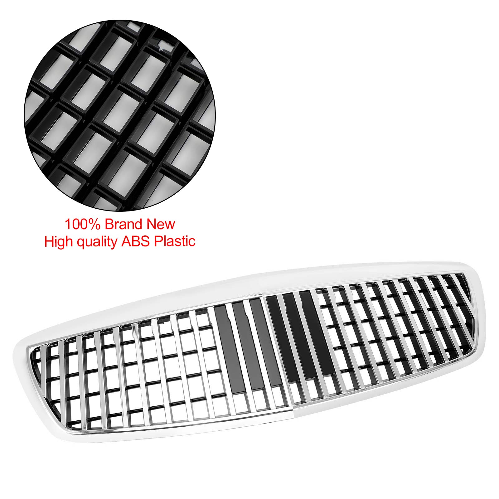 PALASER 2007-2009 Benz S-class W221 S550 S63 S450 Maybach Style MB2055869 Grille Grill Chrome - Image 8