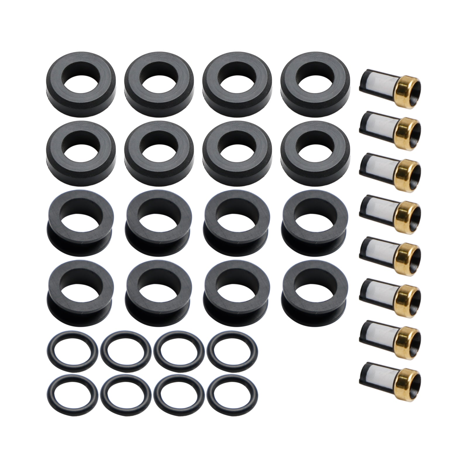 PALASER 1993-1997 Lexus LS400 4.0L V8 Fuel Injector Repair Kits 23250-50020 FJ525