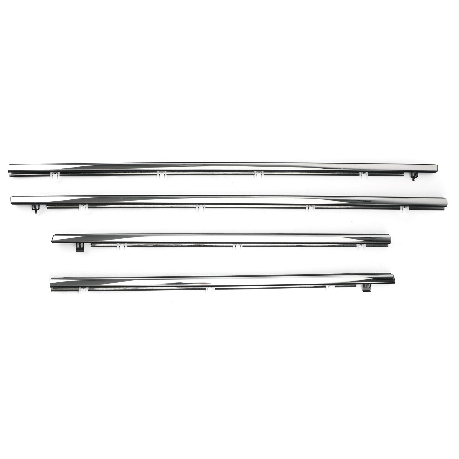 PALASER 4x Car Outside Window Weatherstrip Seal Belt Moulding For Acura Tsx 2009-2014 - Image 10