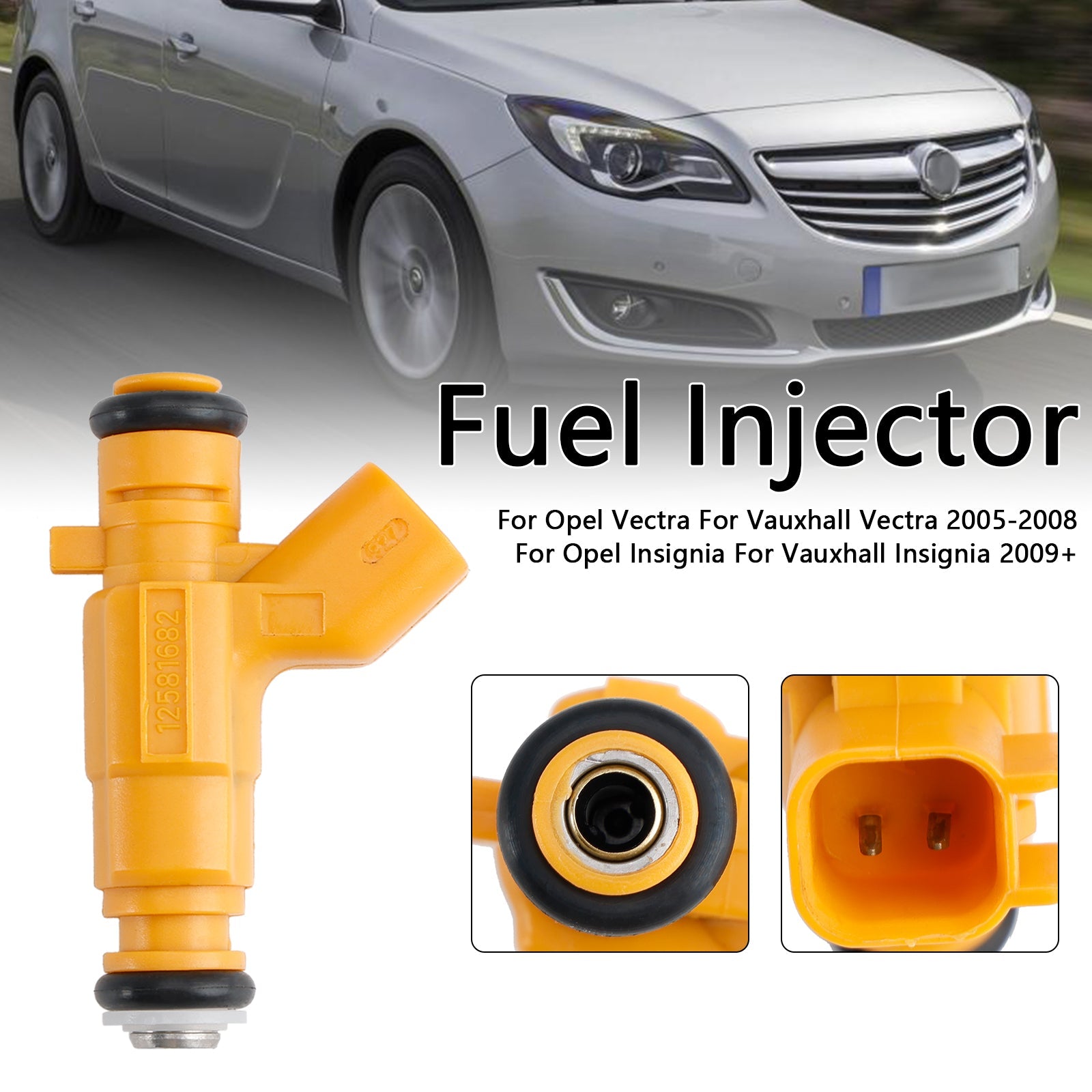 PALASER 2006-2009 Cadillac Bls 1Pcs Fuel Injector 0280156129 12581682 - Image 3