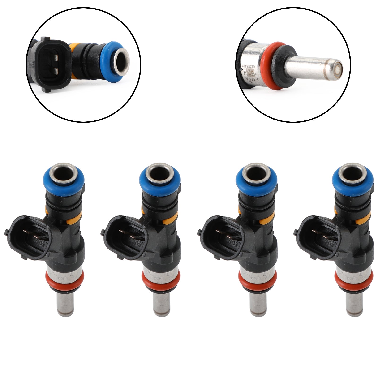 PALASER 4Pcs Fuel Injectors 1465A029 Fit Mitsubishi Lancer 2.0L l4 2008-2010 - Image 3