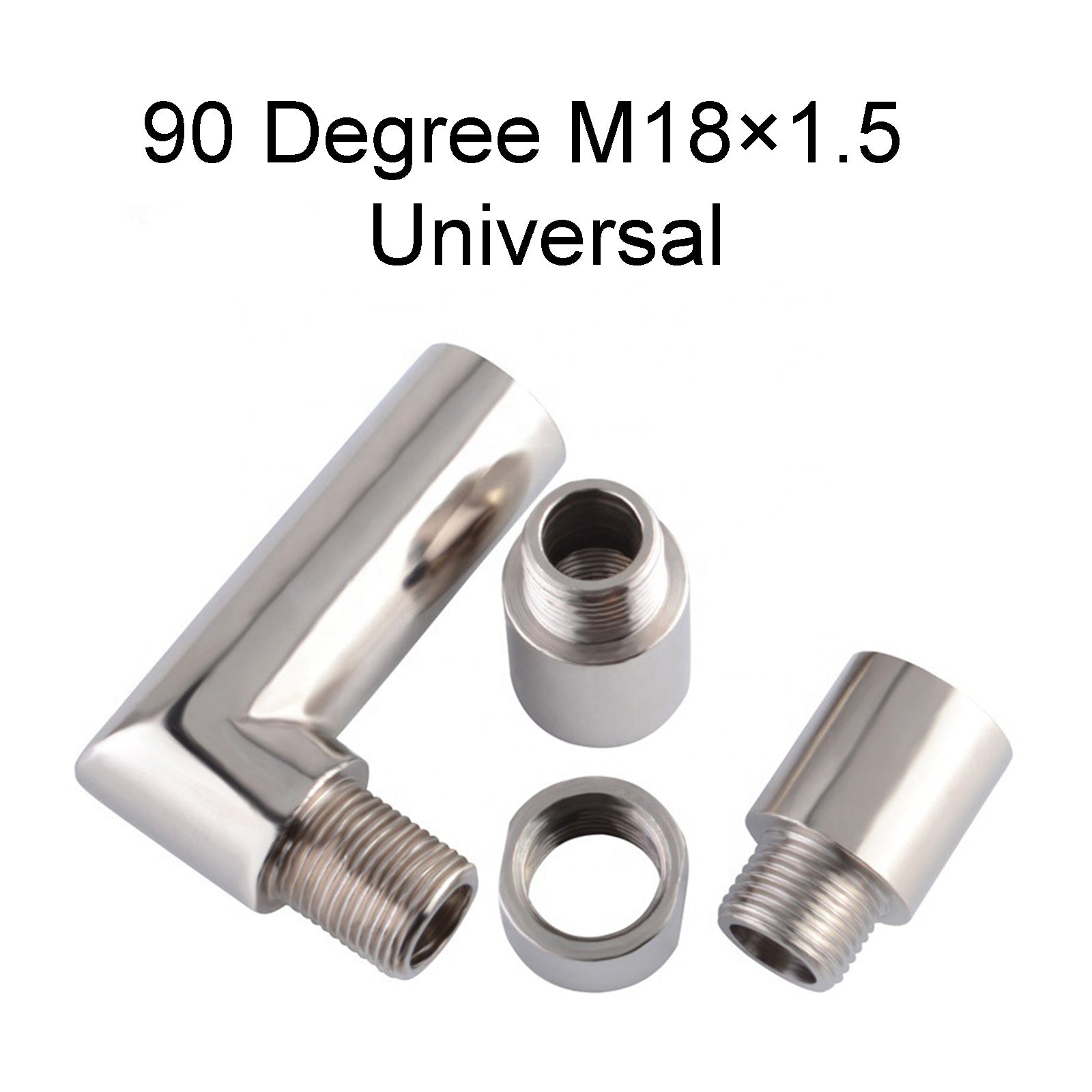 PALASER M18*1.5 90 Degrees Oxygen Spacer Sensor Angled Extender O2 Bung Extension - Image 3