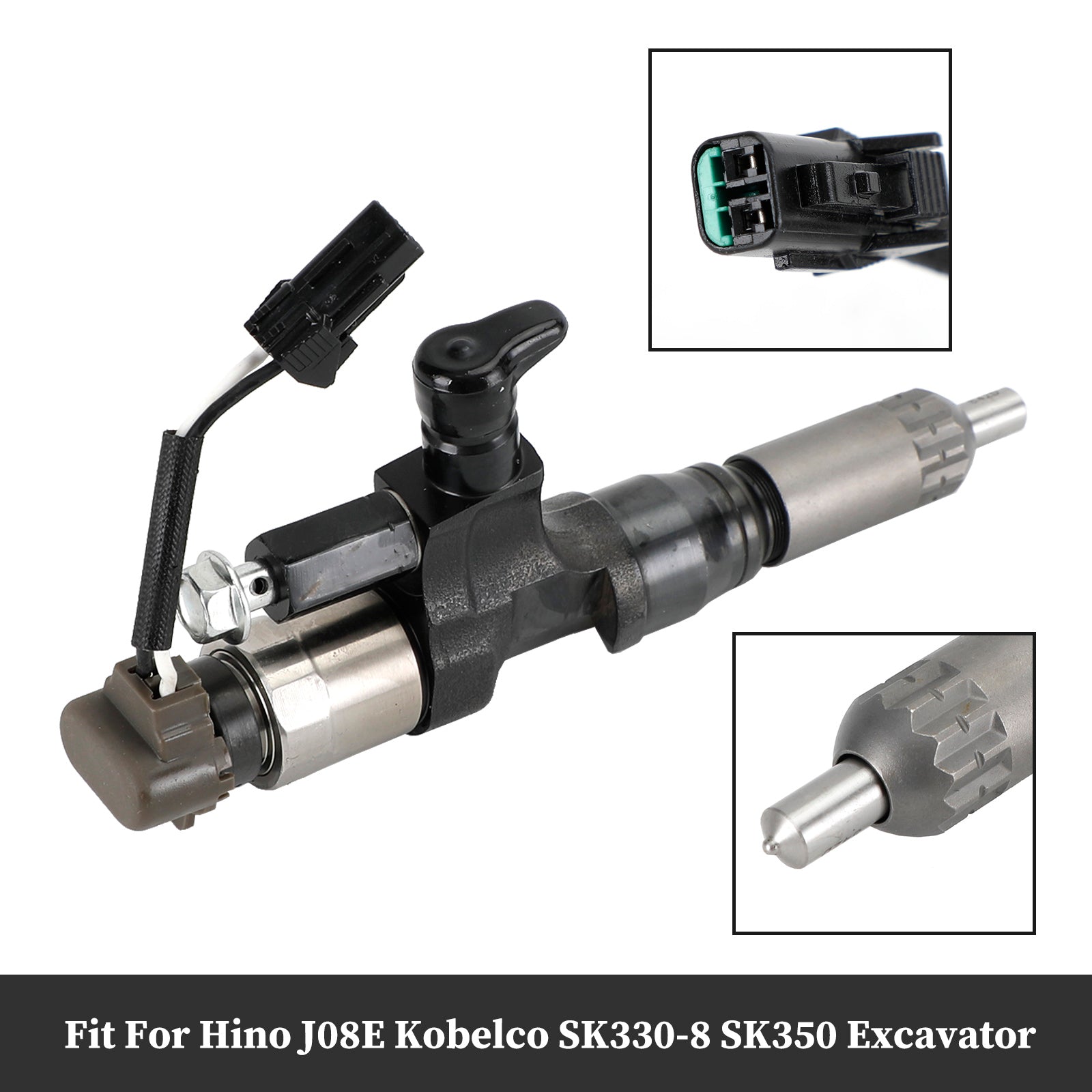 PALASER 1PCS Fuel Injectors 095000-6593 Fit Hino J08E Kobelco 1984-2018 3.8 4.7 Diesel - Image 7