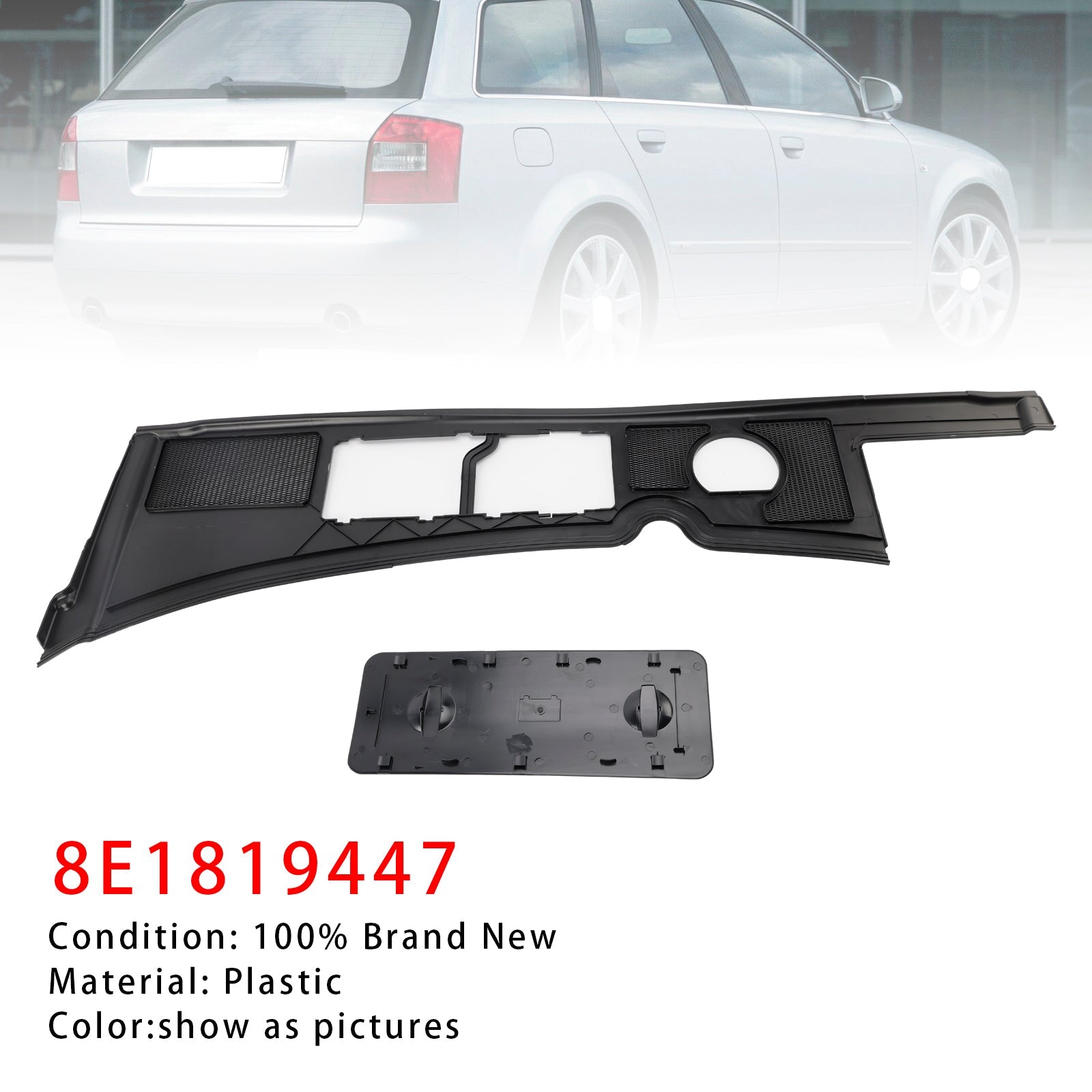 PALASER Audi B6 A4 Quattro 1.8T Water Box Deflector Tray & Battery Cover 8E1819447 8E1819422A - Image 3