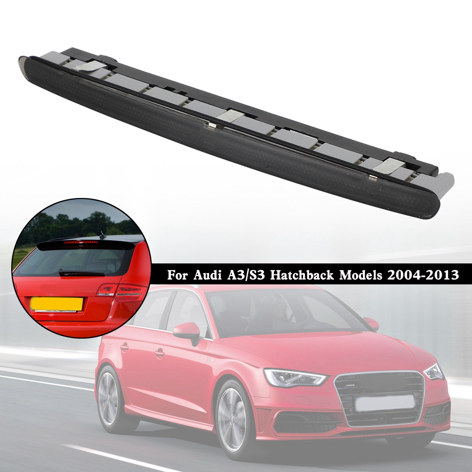 PALASER 2004-2012 Audi A3/S3 3 Door Hatchback Third Brake Light 8P3945097 - Image 3