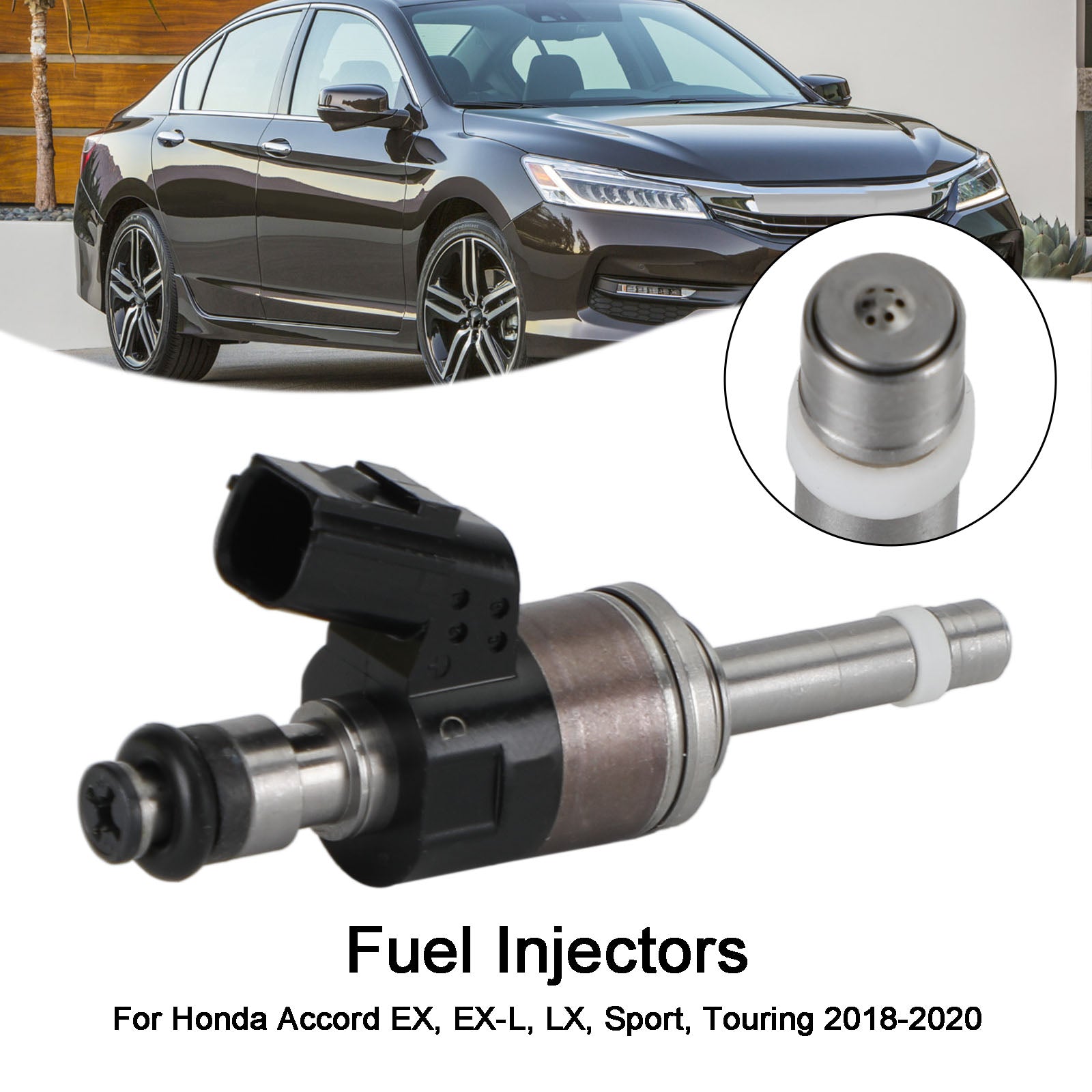 PALASER 2018-2020 Honda Accord Ex Ex-l Lx Sport Touring 160105PA305 Fuel Injectors 16010-5PA-305 - Image 9