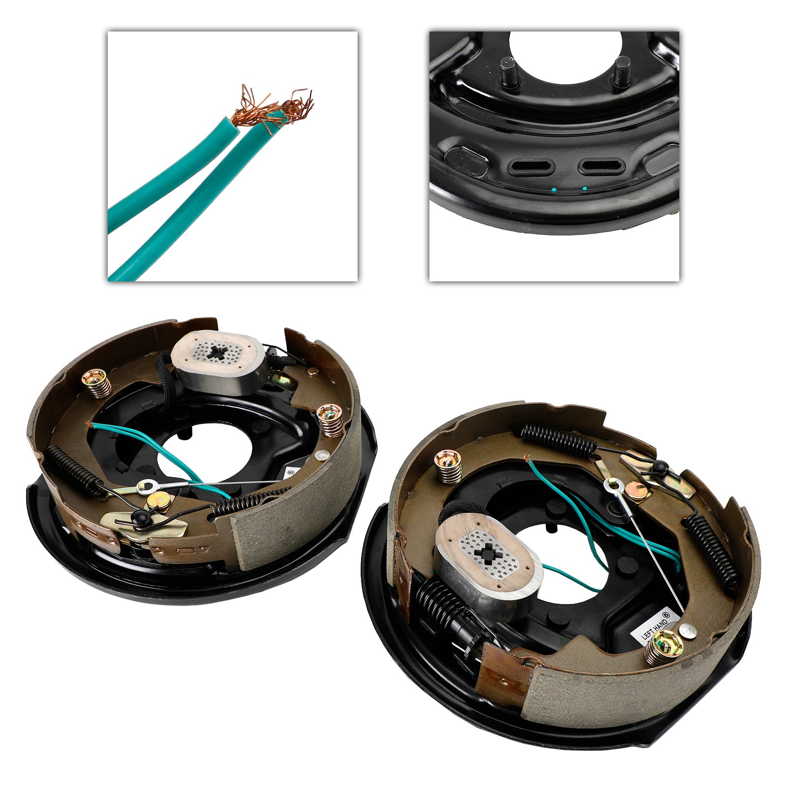 PALASER Electric Trailer Brake Kit-self Adjusting-10"-Left/Right Hand Assemblies-3500lbs - Image 5