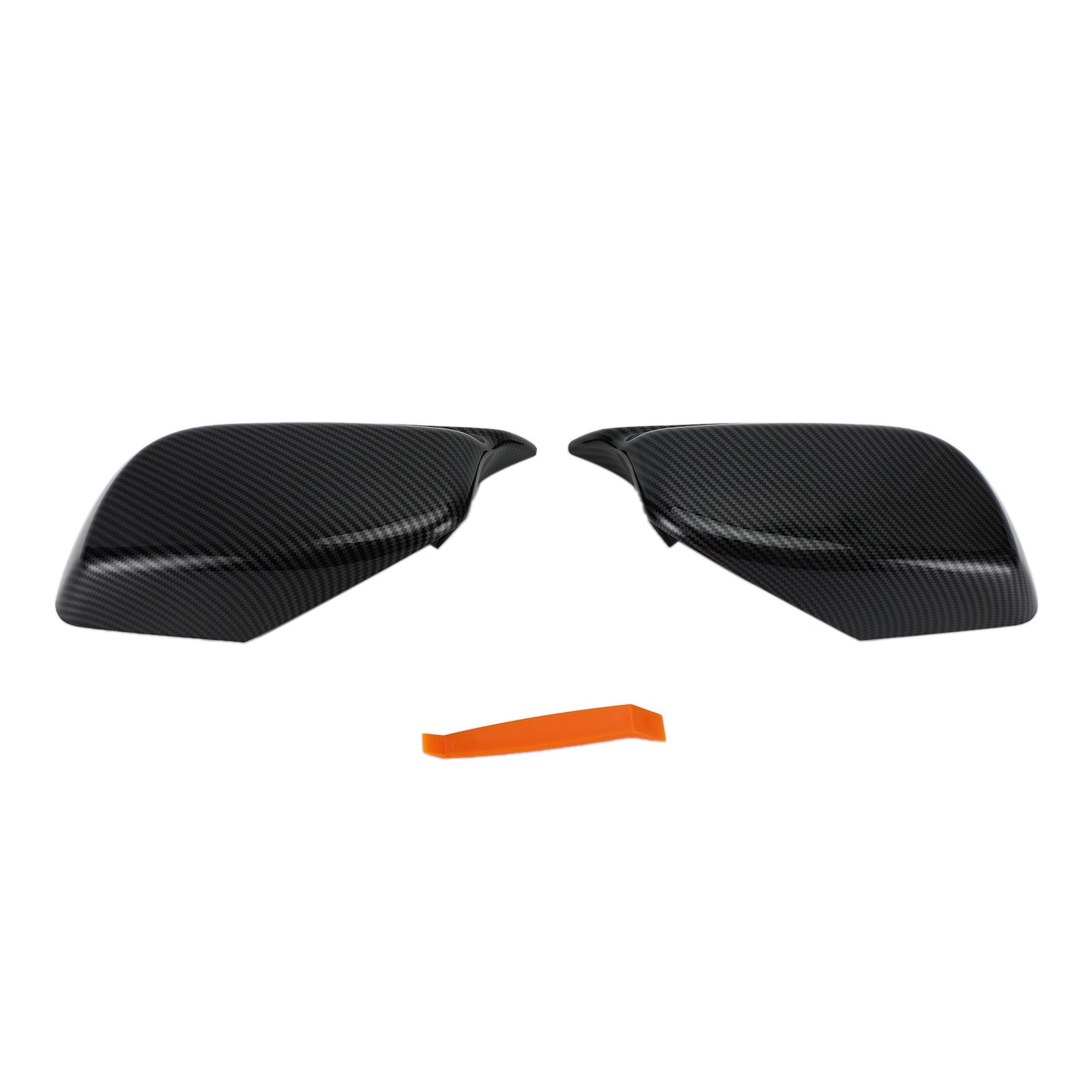 PALASER 2004-2007 BMW E60 5 Series 2x Carbon Rear View Side Mirror Cover Caps