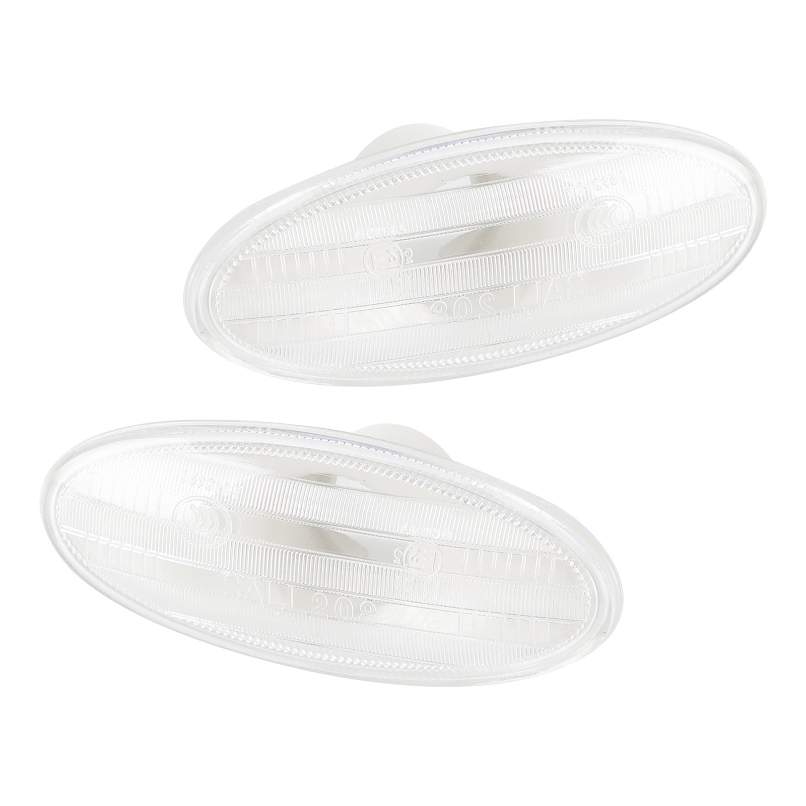 PALASER Nissan 26160-89900 2X Clear Side Marker Lamp Turn Signal Light Housing