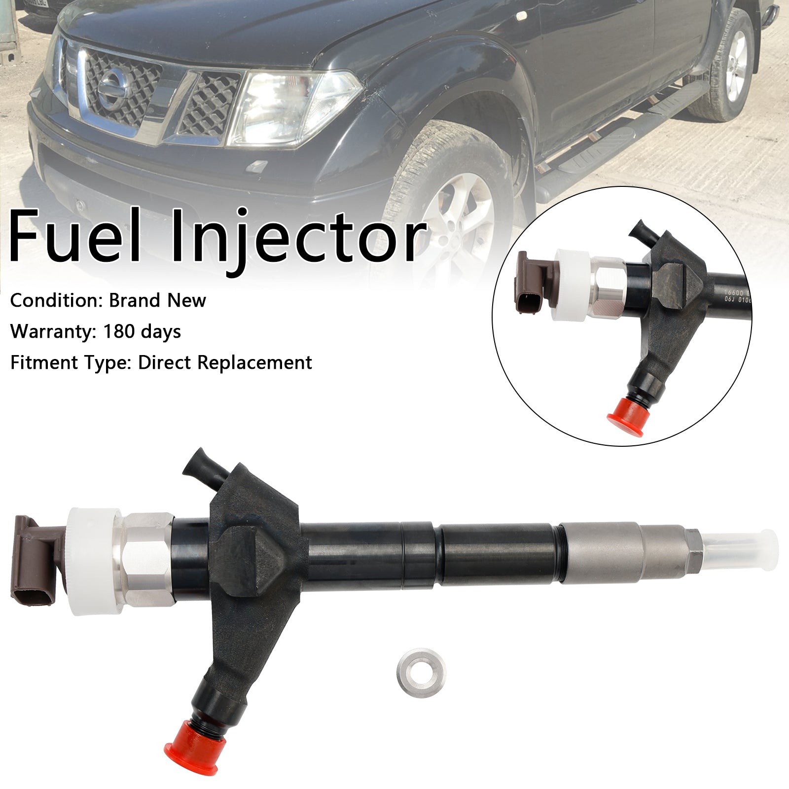 PALASER 2006-2009 Nissan Navara & Pathfinder YD25 Diesel 1Pcs Fuel Injector 095000-6250 16600-EB70A - Image 3