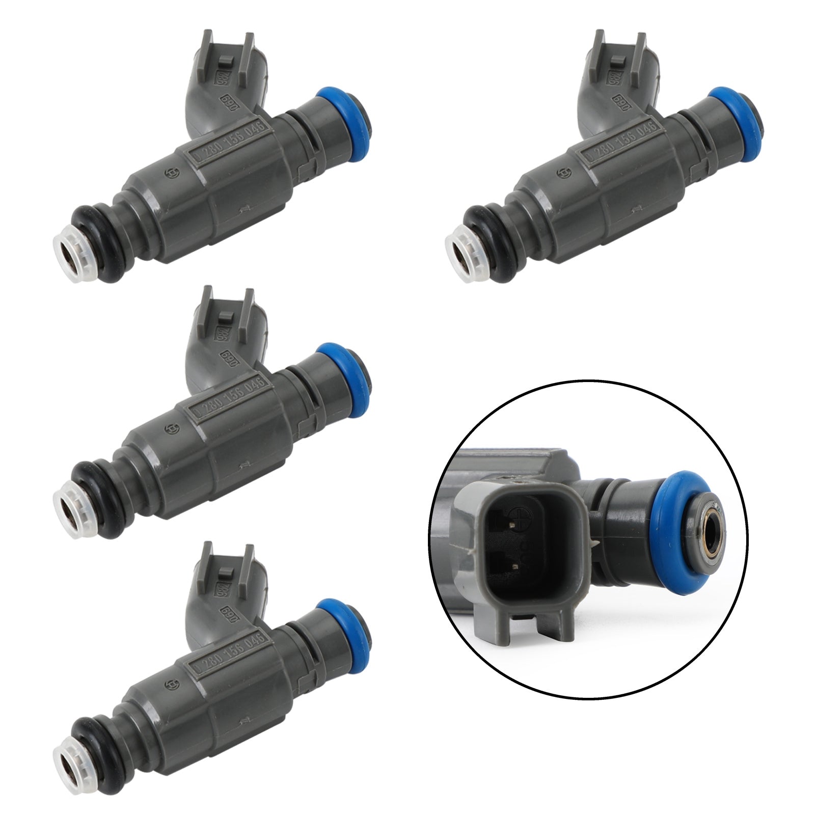 PALASER 4Pcs Fuel Injectors 0280156046 Fit Ford Focus 2.0L 2002-2004 4 Cyl - Image 5