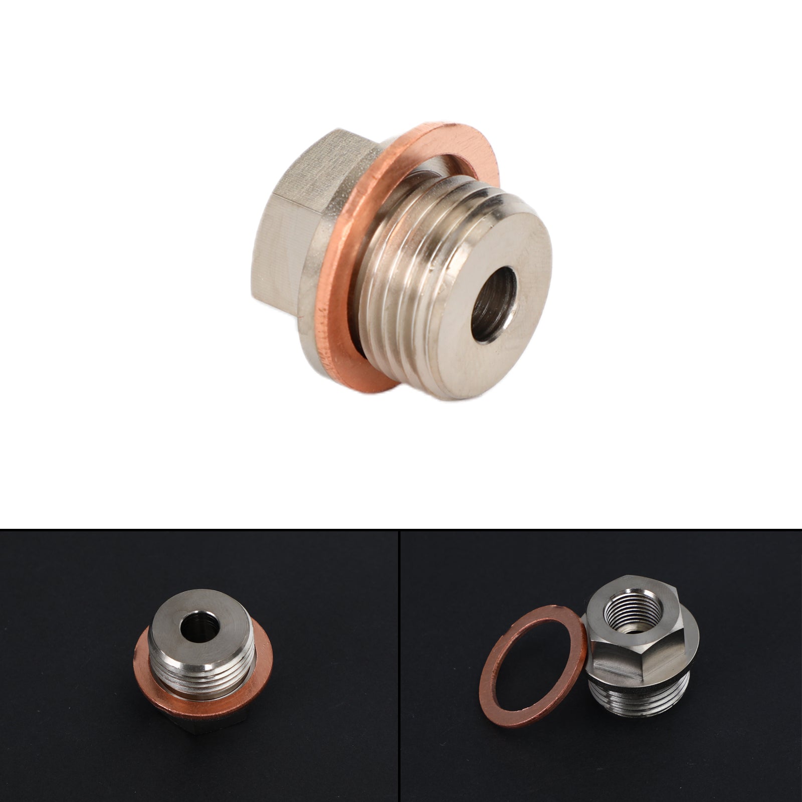 PALASER 1/8" Npt To M18x1.5 Male Pressure Temperature Gauge Sender Adapter - Image 5