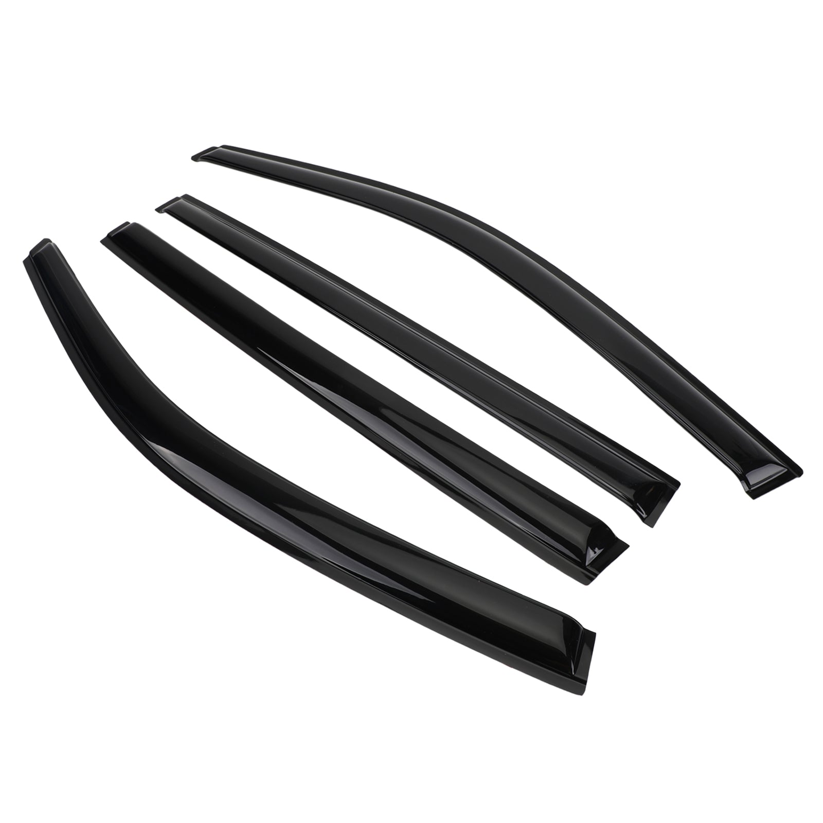 PALASER Car Window Sun Rain Guard Visors Kit 6PCS For Toyota Highlander 2014-2019