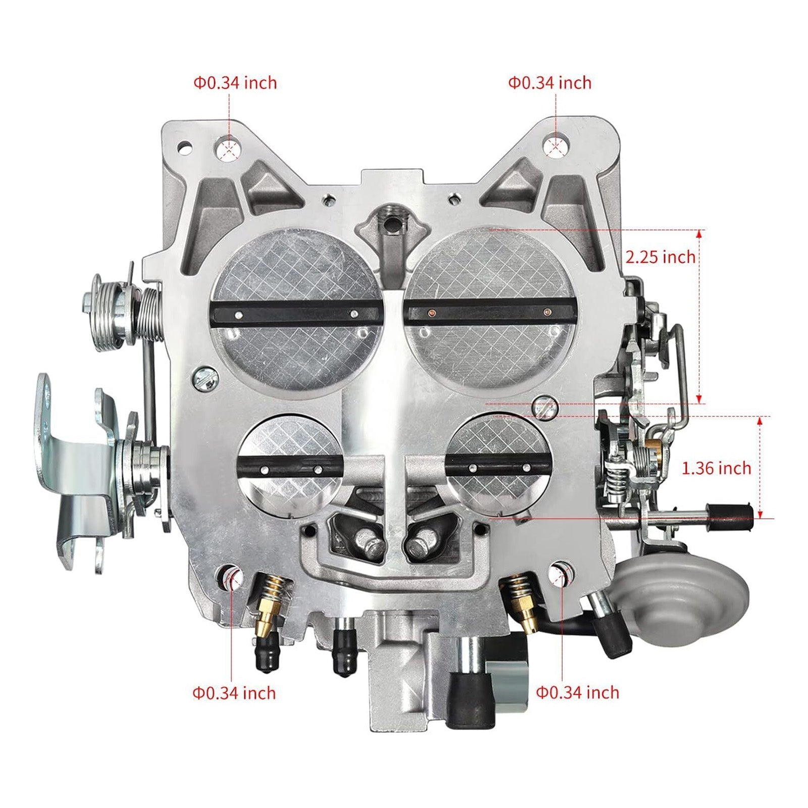 PALASER 1966-1969 Chevrolet V8 Chevy Small Block Gen I 5.4L/327 Street Quadrajet Carburetor 750 Cfm - Image 2