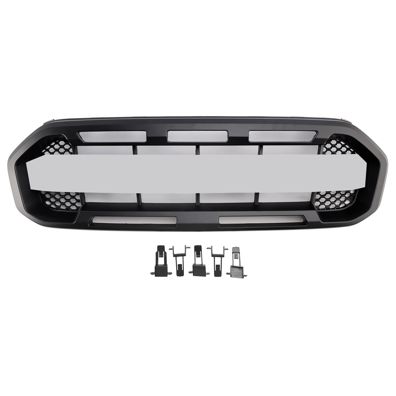 PALASER Ford Ranger 2019-2023 Raptor Style Front Bumper Grille Grill Black - Image 4