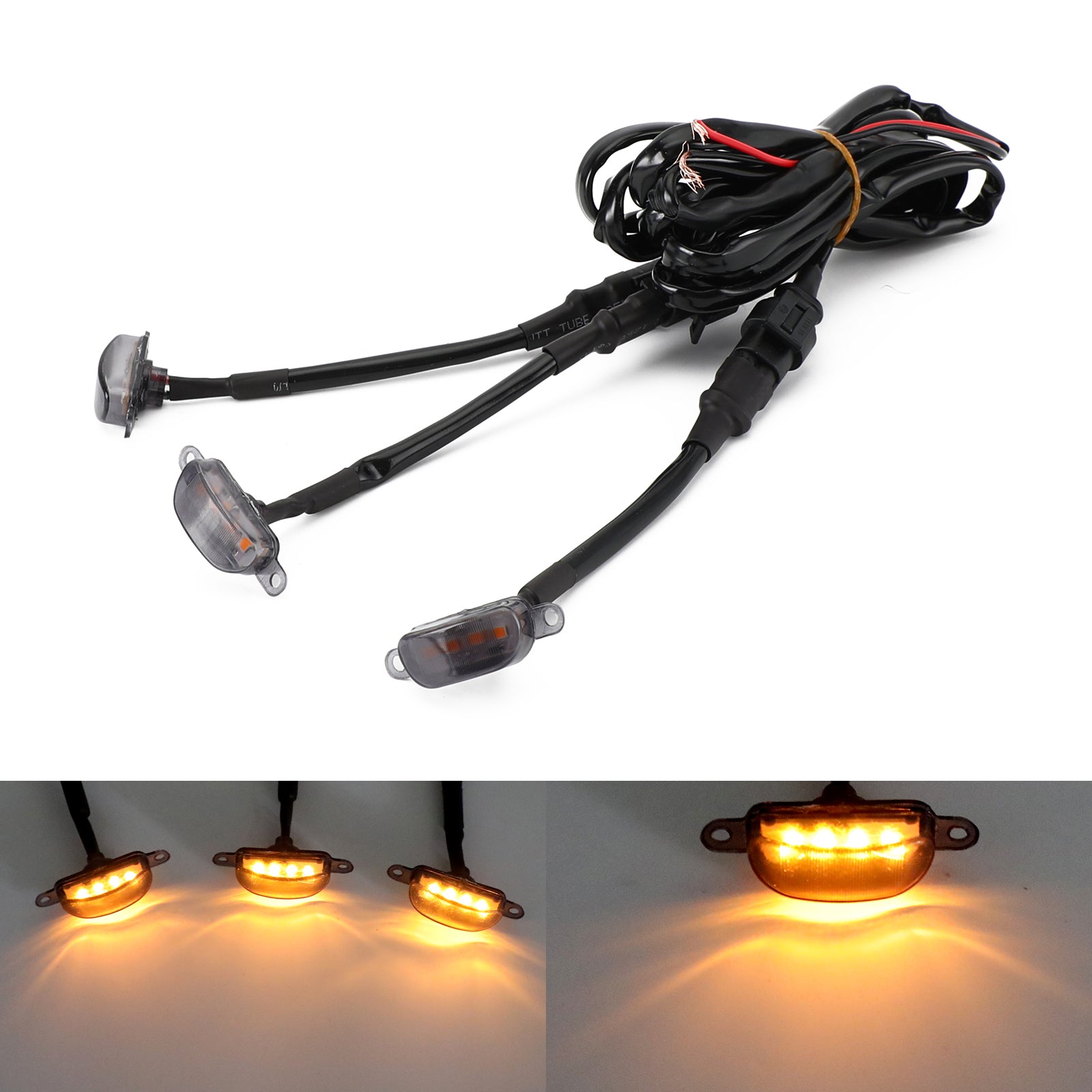 PALASER LED Lamp F-150 Ford Raptor Front Grille 3pcs Running Light - Image 4